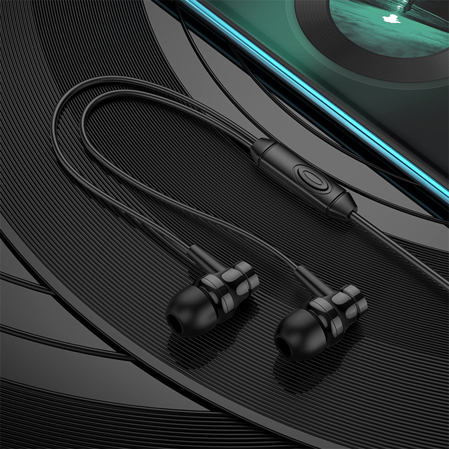 Проводные наушники BOROFONE BM67 Talent, Jack 3.5mm, 1.2 м, черный фото