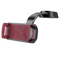 Автомобильный держатель HOCO H68 Gamble , зажимной, на приборную панель, черный+красный фото