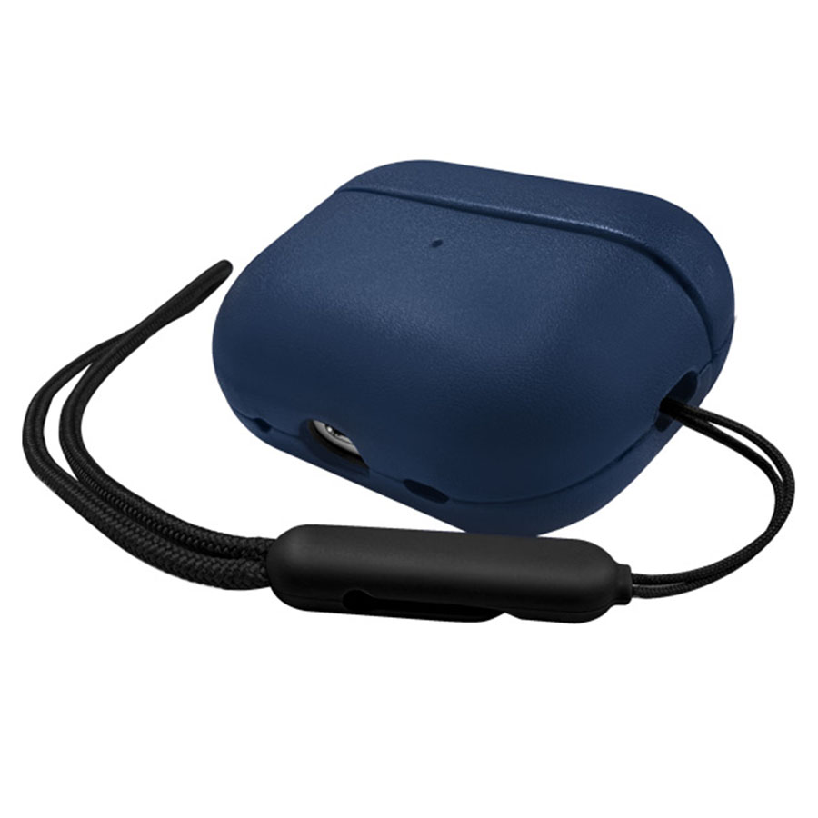 Чехол Leather Case K-DOO Lux Craft+ для Airpods Pro, темно-синий (1) фото