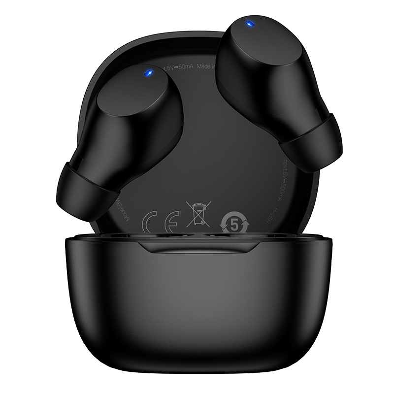 Беспроводные наушники TWS BOROFONE BW97 Clear, Bluetooth 5.4, черный фото