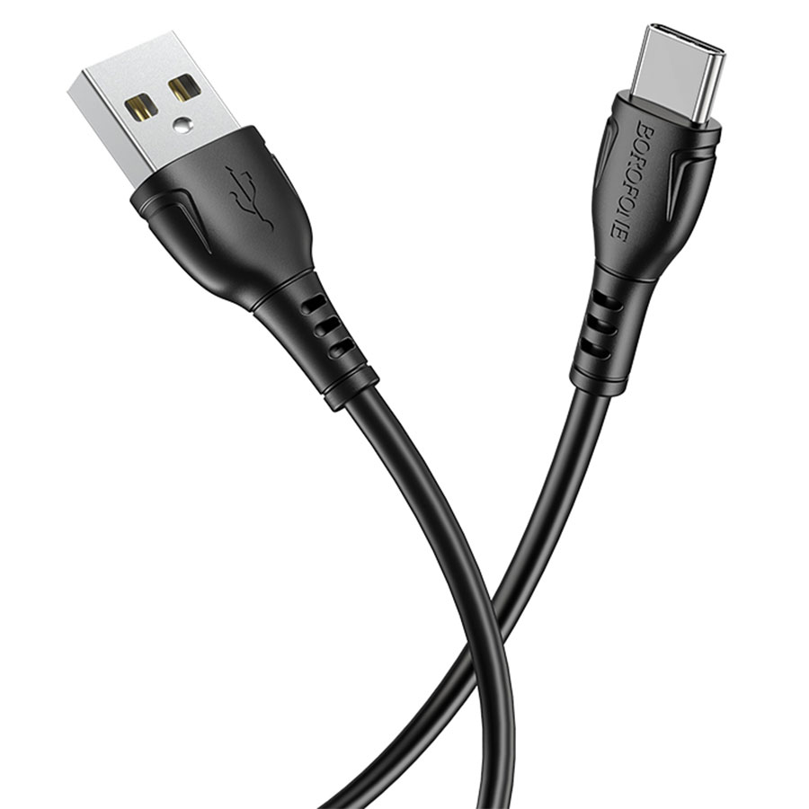 Кабель USB BOROFONE BX51 Triumph USB - Type-C, 3A, 1 м, черный оптом недорого с доставкой Кабель USB BOROFONE BX51 Triumph USB - Type-C, 3A, 1 м, черный фото