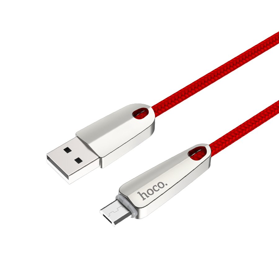 Кабель USB HOCO U35 Space shuttle USB - MicroUSB, 2.4А, 1.2 м, красный оптом недорого с доставкой Кабель USB HOCO U35 Space shuttle USB - MicroUSB, 2.4А, 1.2 м, красный фото