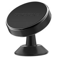 Автомобильный держатель BOROFONE BH5 Platinum, магнитный, на приборную панель, черный фото