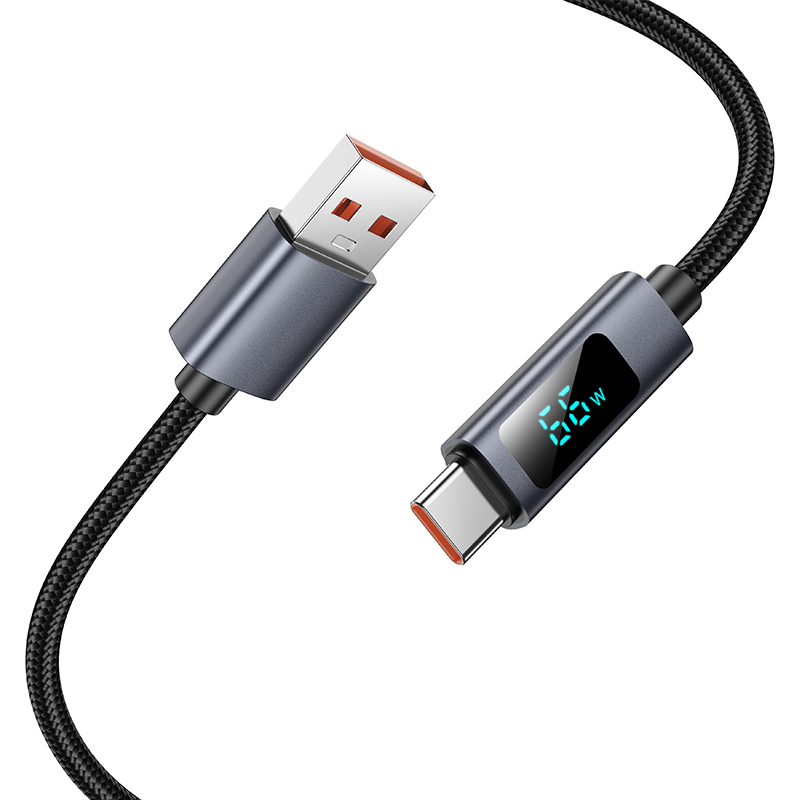 Кабель USB HOCO X112 Favor USB - Type-C, 5A, 1 м, черный фото