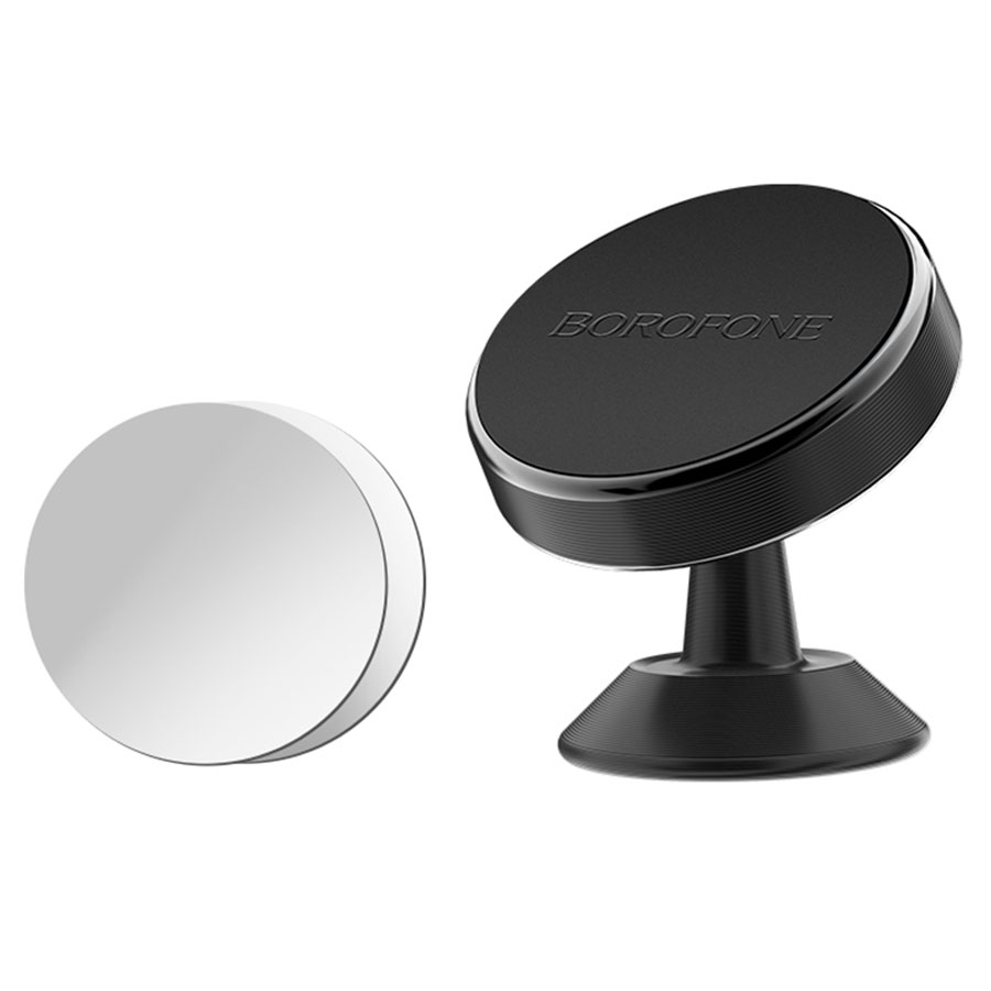 Автомобильный держатель BOROFONE BH5 Platinum, магнитный, на приборную панель, черный фото
