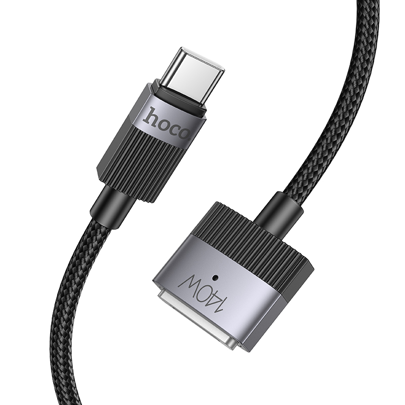 Кабель USB-C HOCO U141 Magnetic Type-C - MagSafe 3, 5A, 140W, 1.8 м, черный фото