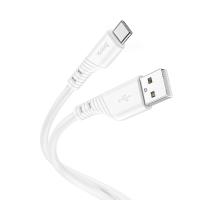 Кабель USB HOCO X97 Crystal USB - Type-C, 3A, 1 м, белый фото