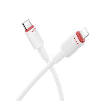 Кабель USB-C BOROFONE BX110 Beneficio Type-C - Lightning, 27W, 1 м, белый фото