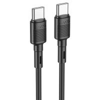 Кабель USB-C HOCO X83 Victory Type-C - Type-C, 60W, 1 м, черный оптом недорого с доставкой Кабель USB-C HOCO X83 Victory Type-C - Type-C, 60W, 1 м, черный фото