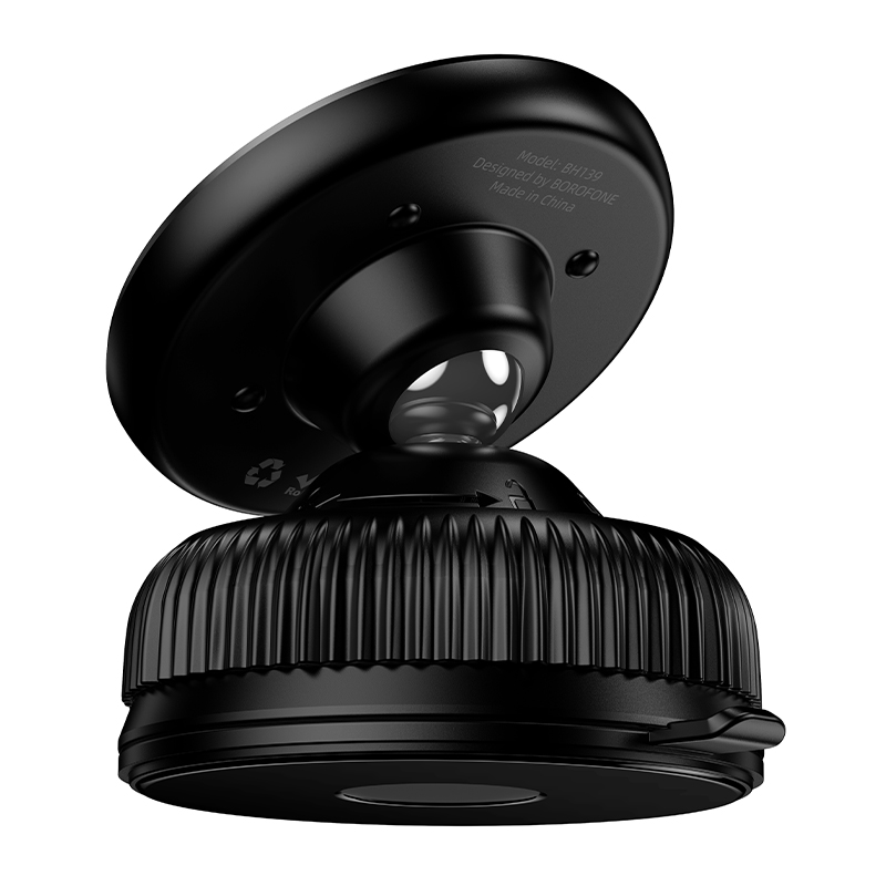 Автомобильный держатель BOROFONE BH139 Rider, магнитный, на приборная панель/лобовое стекло, черный фото