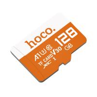 Карта памяти microSD HOCO TF high speed, 128GB, оранжевый фото