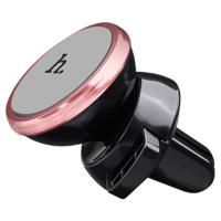 Автомобильный держатель HOCO CA3 Outlet, магнитный, на воздуховод, черный+серый фото