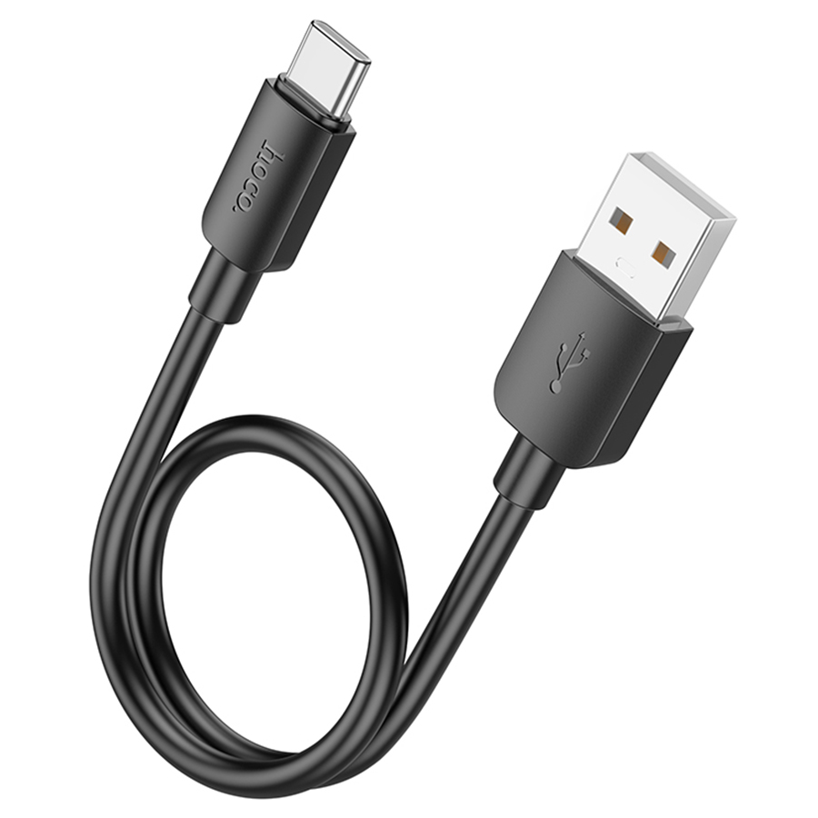 Кабель USB HOCO X96 Hyper USB - Type-C, 3A, 27W, 25 см, черный фото