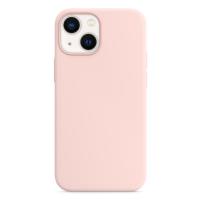 Чехол Silicone Case with MagSafe и Анимация цвета для iPhone 13 6.1", бледно-розовый (2) фото