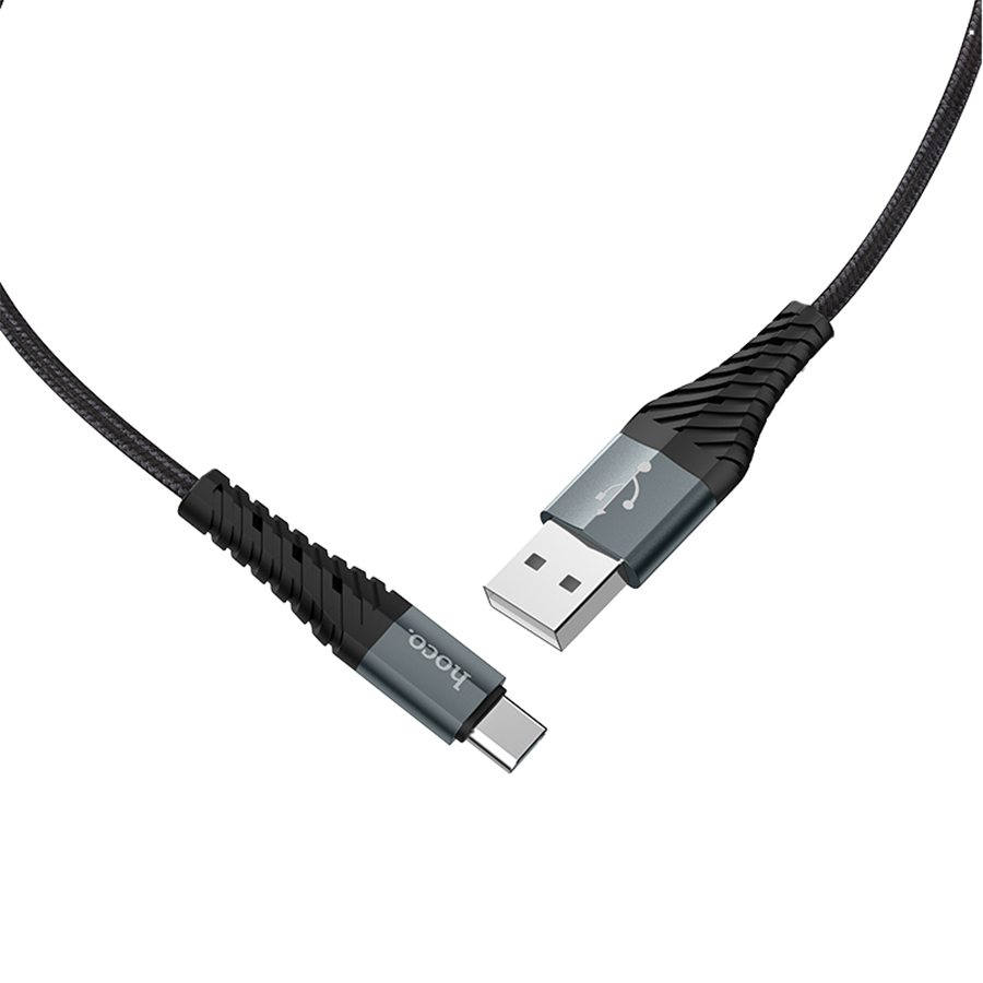 Кабель USB HOCO X38 Cool USB - Type-C, 3A, 1 м, черный фото