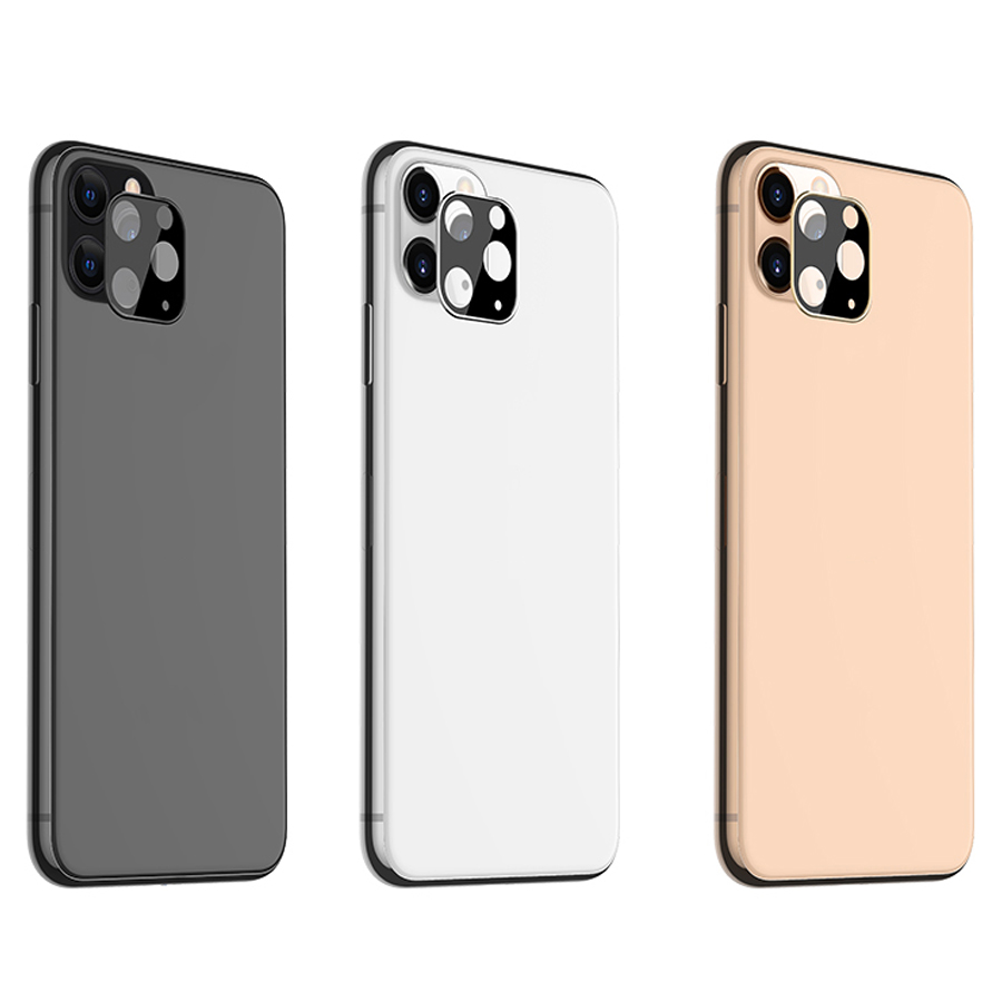 Защитное стекло на заднюю камеру HOCO A18 для iPhone 11 Pro/11 Pro Max, серебристый фото