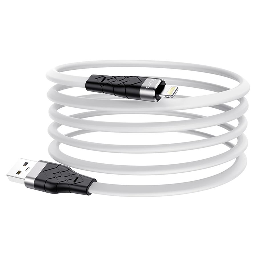 Кабель USB HOCO X53 Angel USB - Lightning, 2.4А, 1 м, белый фото