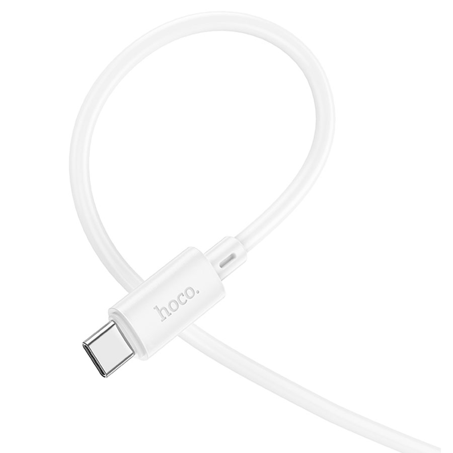 Кабель USB-C HOCO X88 Gratified Type-C - Type-C, 3A, 60W, 1 м, белый фото