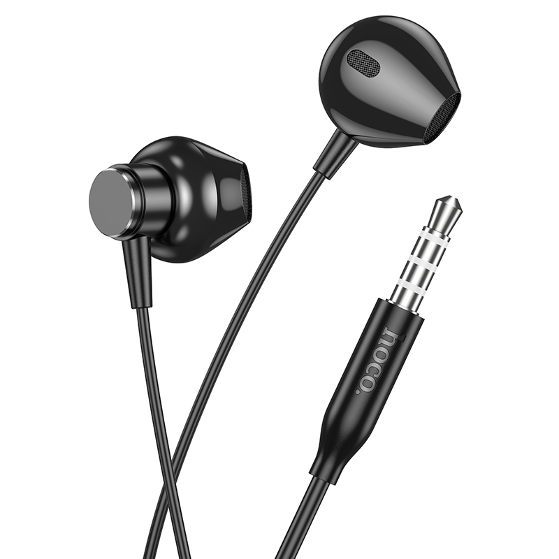 Проводные наушники HOCO M125 Smart, Jack 3.5mm, 1.2 м, черный фото