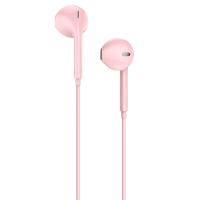 Проводные наушники HOCO M55 Memory, Jack 3.5mm, 1.2 м, розовый фото