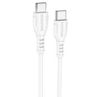 Кабель USB-C BOROFONE BX51 Triumph Type-C - Type-C, 3A, 60W, 1 м, белый фото
