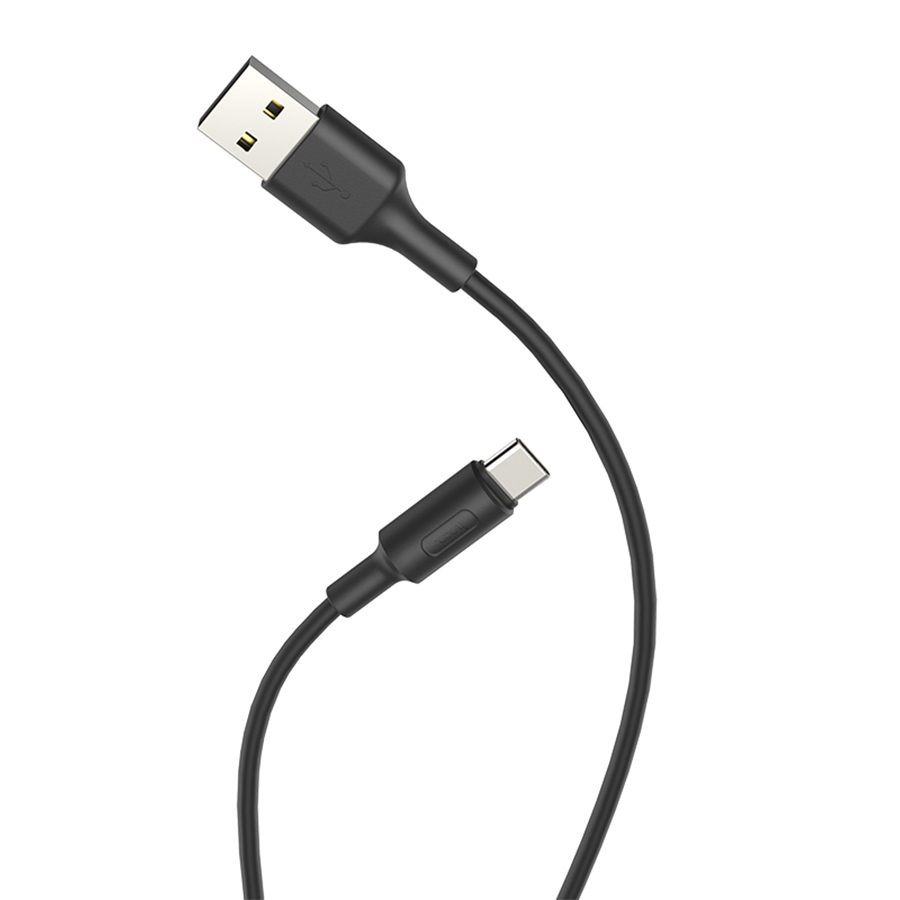 Кабель USB HOCO X25 Soarer USB - Type-C, 2А, 1 м, черный фото