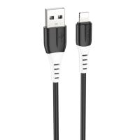 Кабель USB HOCO X82 Silicone USB - Lightning, 2.4А, 1 м, черный фото
