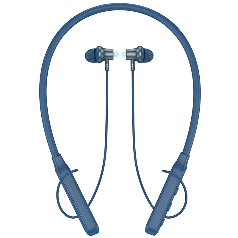 Беспроводные наушники для спорта HOCO ES74 Refinado, Bluetooth, синий фото