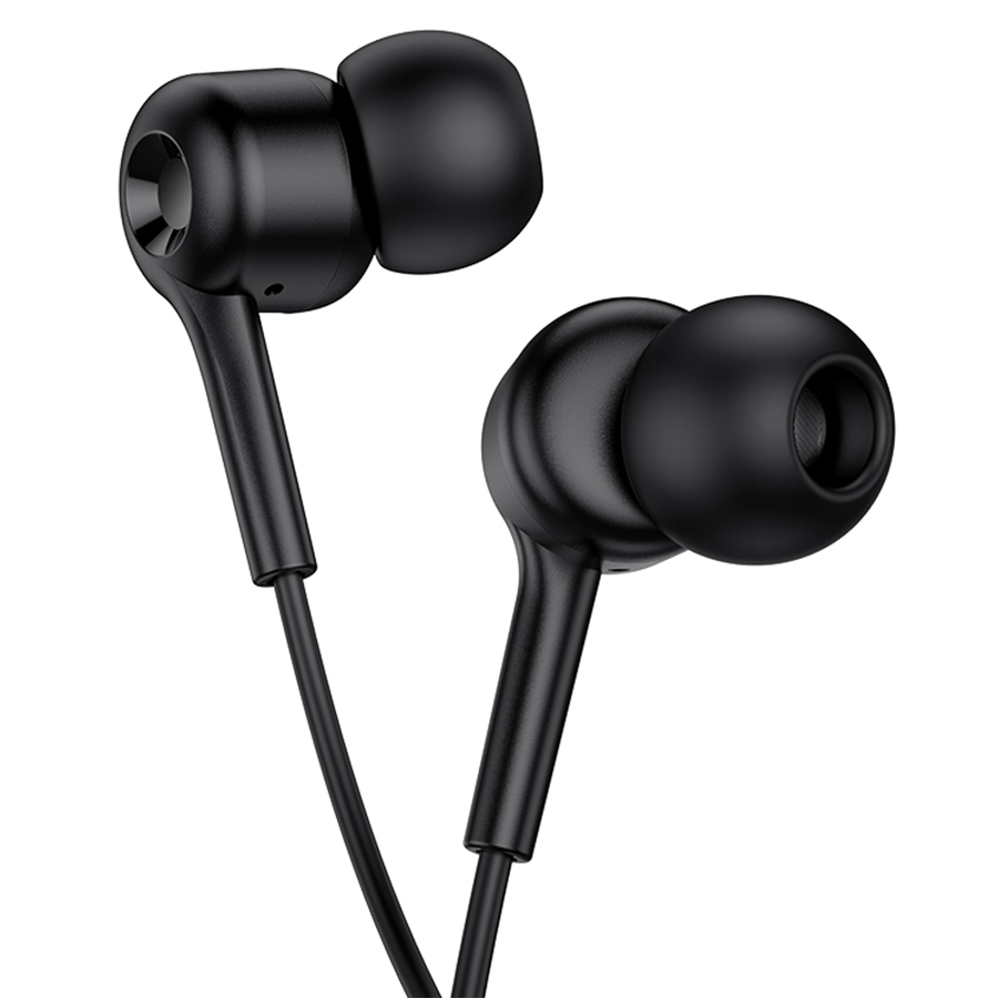 Проводные наушники HOCO M82 La musique, Jack 3.5mm, 1.2 м, черный фото