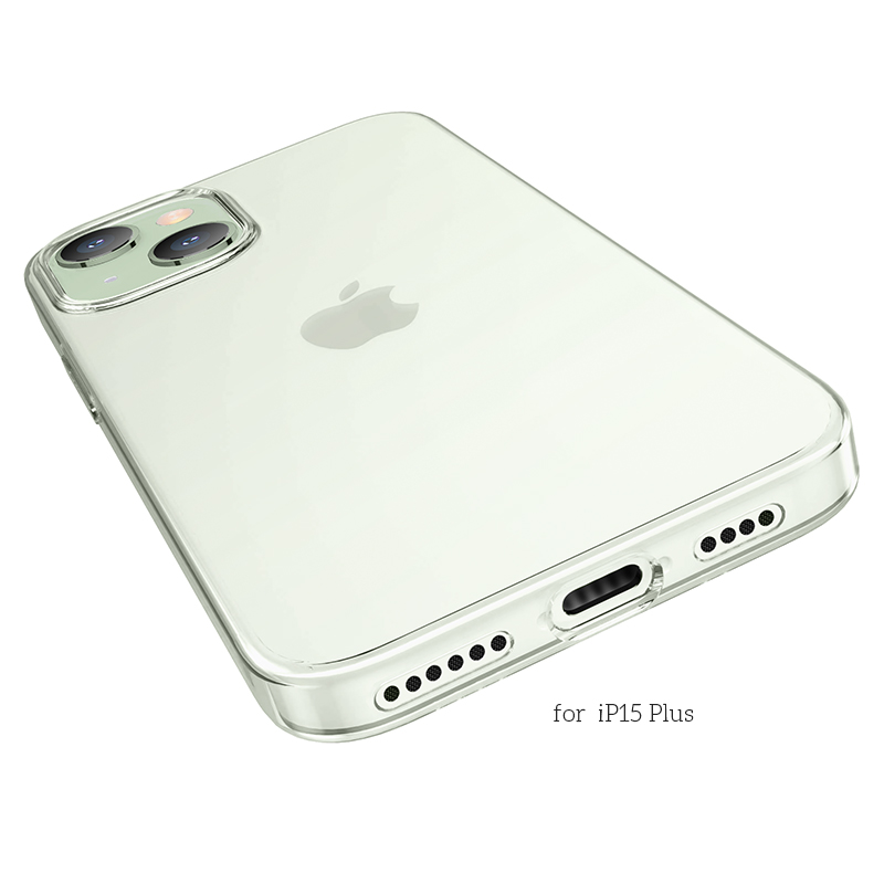 Чехол HOCO TPU Light Series для iPhone 15 6.1", прозрачный фото