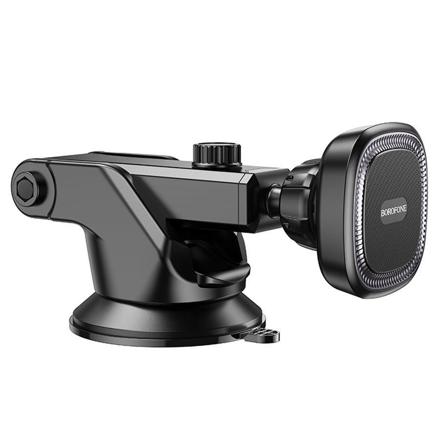 Автомобильный держатель BOROFONE BH97 NT Ice, магнитный, на приборная панель/лобовое стекло, черный+серый фото