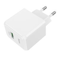 Сетевое зарядное устройство HOCO CS12A Ocean 1xUSB, 18W, белый фото
