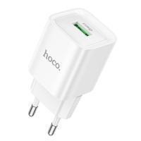 Сетевое зарядное устройство HOCO C145A Charm 1xUSB, 18W, белый фото