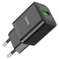 Сетевое зарядное устройство HOCO N26 Maxim 1xUSB, 3.0A, 18W, черный фото
