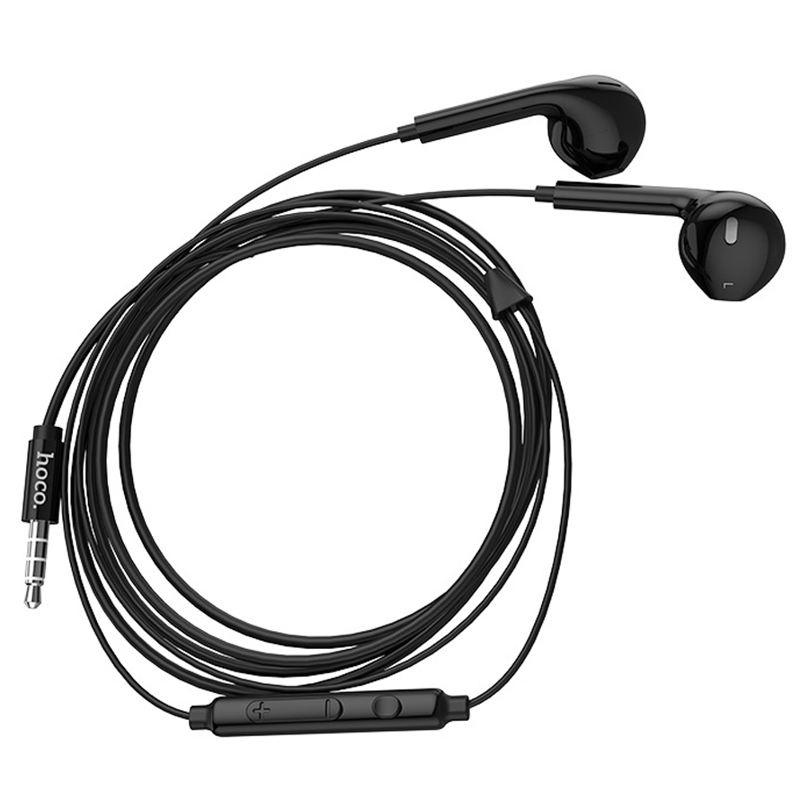 Проводные наушники HOCO M55 Memory, Jack 3.5mm, 1.2 м, черный фото