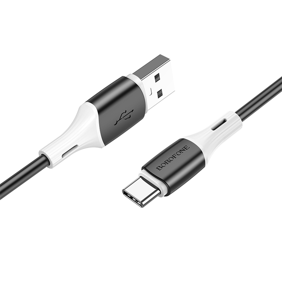Кабель USB BOROFONE BX79 USB - Type-C, 3A, 1 м, черный фото