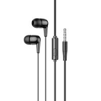 Проводные наушники HOCO M97 Enjoy, Jack 3.5mm, 1.2 м, черный фото