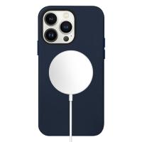 Чехол Leather Case with MagSafe KZDOO Mag Noble Collection для iPhone 13 Pro 6.1", темно-синий (11) фото