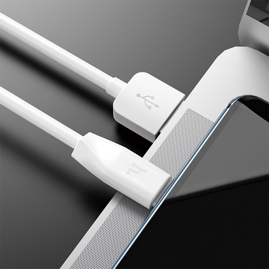 Кабель USB HOCO X1 Rapid USB - Type-C, 2.1А, 1 м, белый оптом недорого с доставкой Кабель USB HOCO X1 Rapid USB - Type-C, 2.1А, 1 м, белый фото