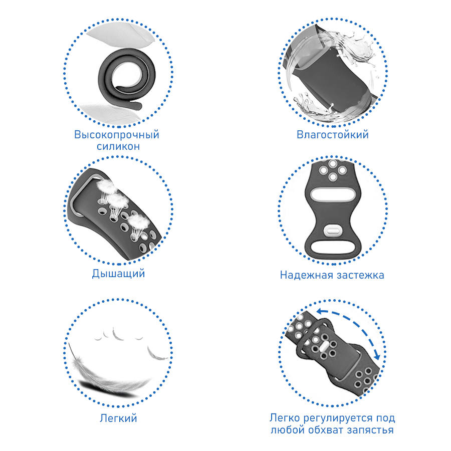 Ремешок силиконовый перфорированный Great Case Sport NK для Apple Watch 38/40/41 мм, 225мм, на кнопке, розовый+зеленый (17) фото