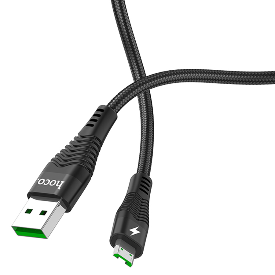 Кабель USB HOCO U53 4A Flash USB - MicroUSB, 4А, 1.2 м, черный оптом недорого с доставкой Кабель USB HOCO U53 4A Flash USB - MicroUSB, 4А, 1.2 м, черный фото