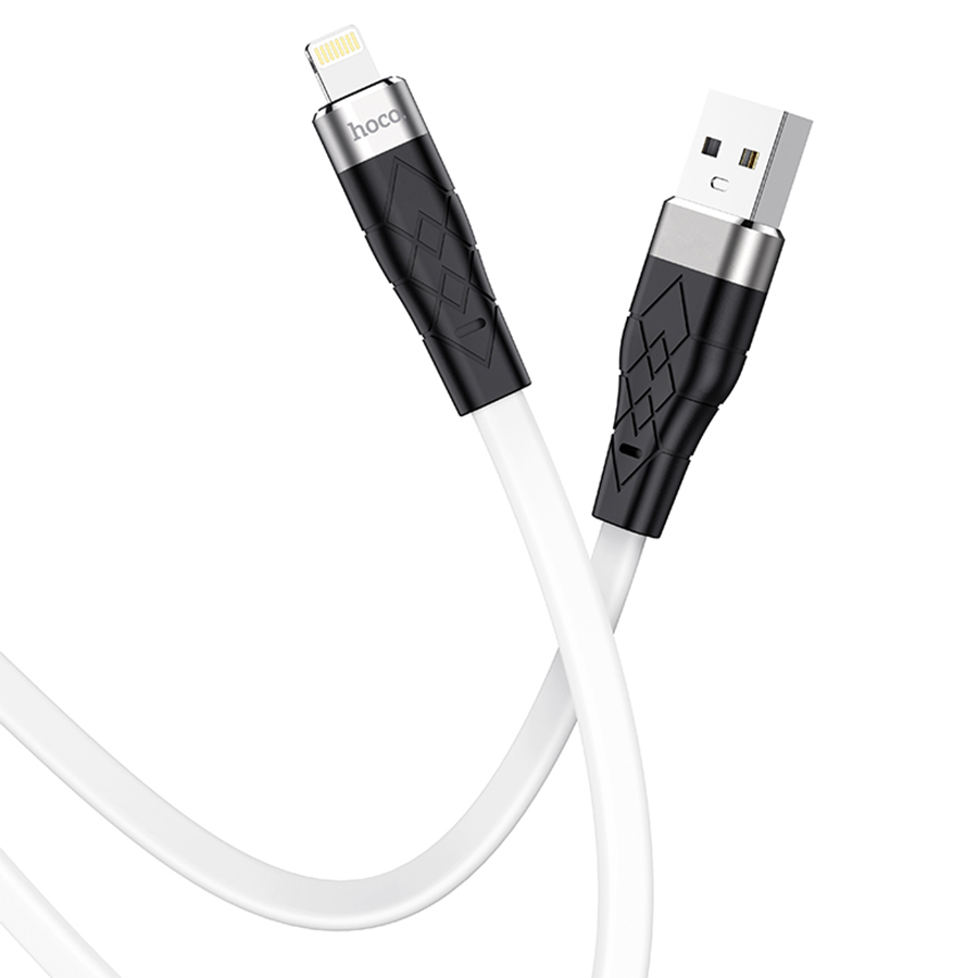 Кабель USB HOCO X53 Angel USB - Lightning, 2.4А, 1 м, белый фото