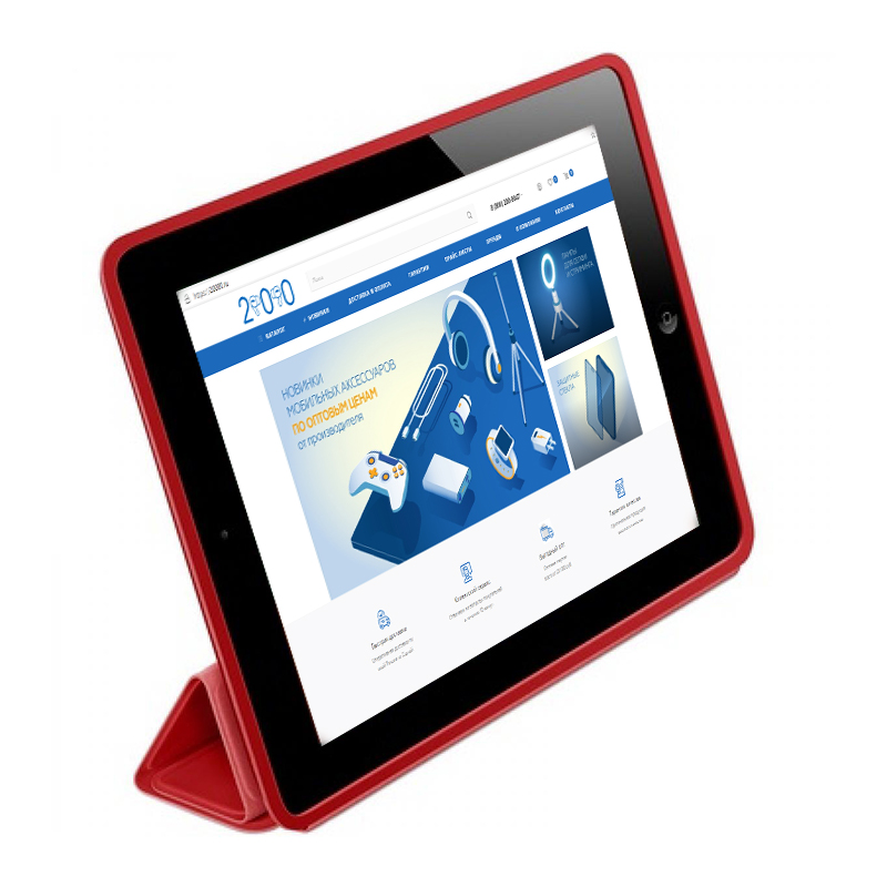 Чехол Smart Case для iPad Pro 11" 2018, красный (2) фото