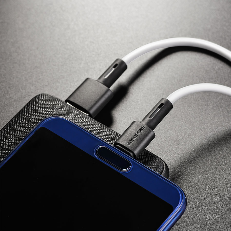 Кабель USB BOROFONE BX31 Silicone USB - Type-C, 5A, 1 м, белый фото