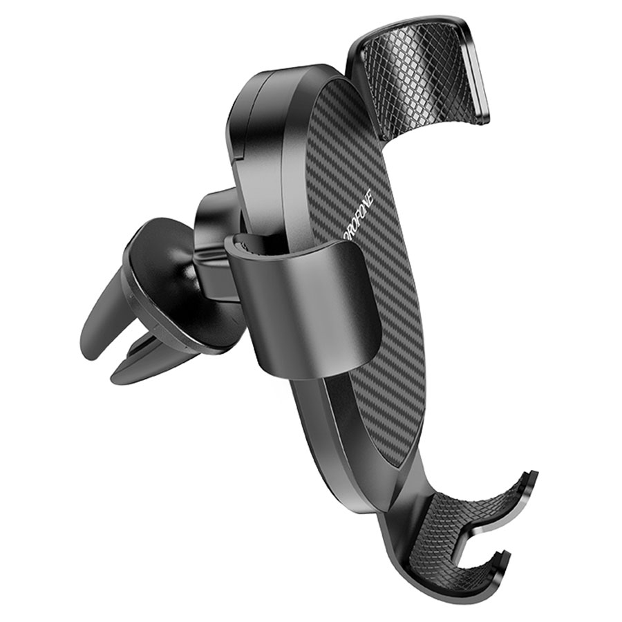 Автомобильный держатель BOROFONE BH48 Warrior, зажимной, на воздуховод, черный фото