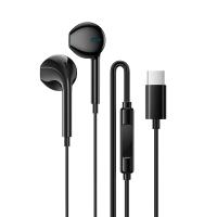 Проводные наушники BOROFONE BM100 Fuente, Type-C, 1.2 м, черный фото