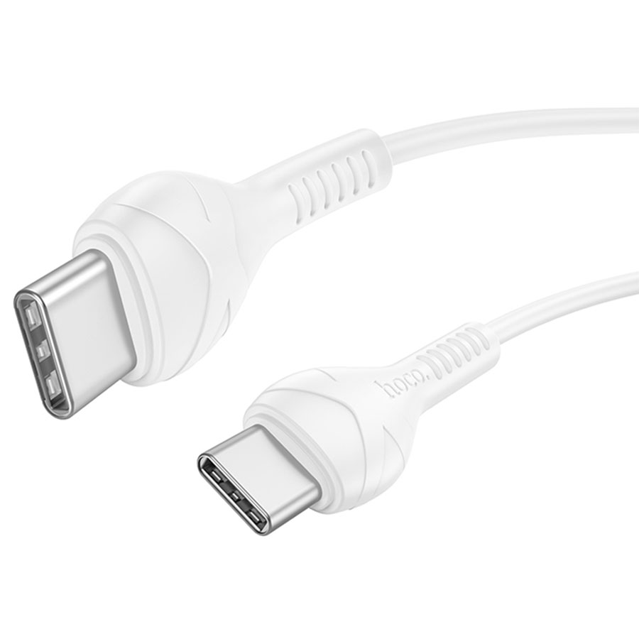 Кабель USB-C HOCO X37 Cool Type-C - Type-C, 3A, 60W, 1 м, белый фото