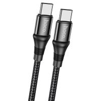 Кабель USB-C HOCO X50 Exquisito Type-C - Type-C, 5A, 1 м, черный фото