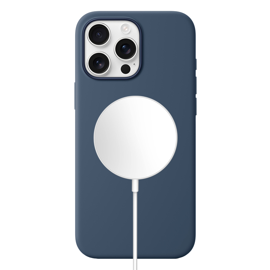 Чехол Silicone Case with MagSafe и Анимация цвета для iPhone 16 Pro Max (6.9"), темно-бирюзовый (5) фото