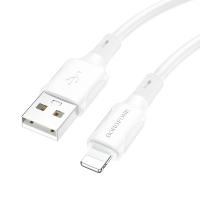 Кабель USB BOROFONE BX80 USB - Lightning, 2.4А, 1 м, белый фото